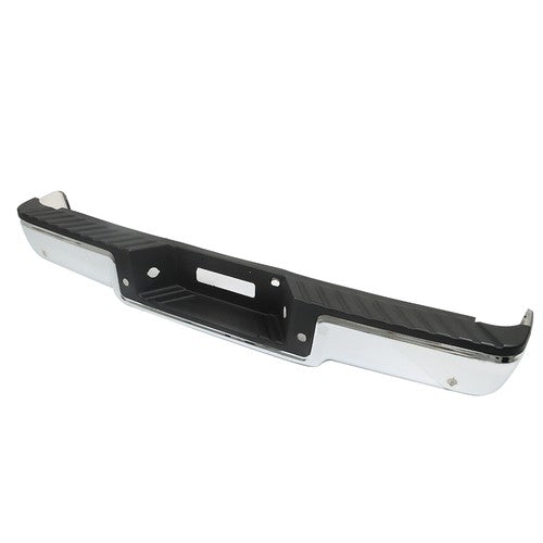 Rear Chrome Step Bumper Assembly For Ford F150 04-06 W/ Object Sensor Holes