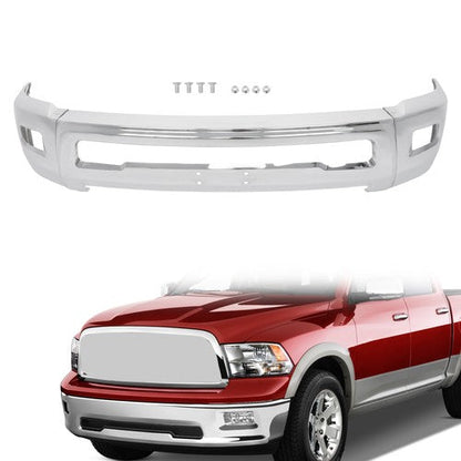 Chrome Split Front Bumper Without Sensor Hole For Dodge RAM 2500 3500 2010-2018