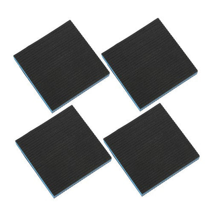 6" x 6" x 7/8" EVA Rubber Shock-absorbing Pad 4Pcs Anti Vibration Pads