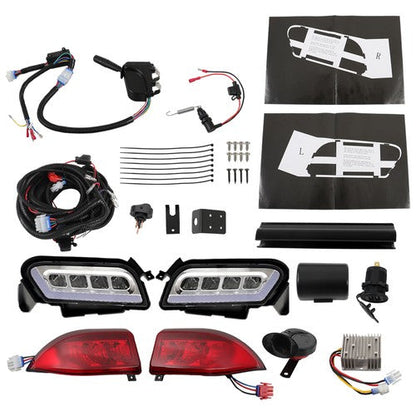 New For Club Car Tempo Golf Cart  LED Headlight & Tail Light Kit 2018+