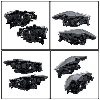 Headlamps Headlights Assembly For 2022-24 Mazda CX-5 Left+Right Non-AFS&LED DRL