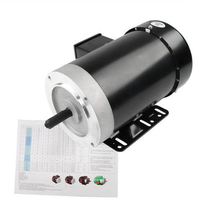 1800 RPM 2 HP General Electric Motor 3 Phase 56C Frame TEFC 230 / 460 Volt New