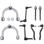 8X For Mercedes Benz ML350 2006-2011 Control Arms Ball Joint Outer Tie Rod Link