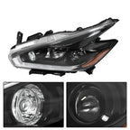 Headlights Replacement Fit For 2018 Nissan Murano LH+RH Side Clear Lens Halogen