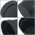 6 Pack 5 Gallon Plastic Nursery Pots Heavy Duty Garden Flower Plant Pots