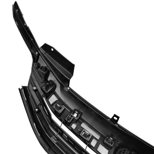 Front Bumper Upper Grille w/ Chrome Trim for 2016 2017 for Honda Accord EX