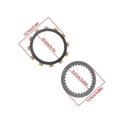 For Yamaha WR250F YZ250F Clutch Friction w/ Steel Plates Spring Gasket Kit 01-13