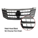 Front Upper Chrome Bumper Mesh Grille for 2010-2012 for Honda Crosstour EX