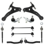 Black Front Lower Control Arm Suspension Kit 10pc For Toyota Camry 2007-2011