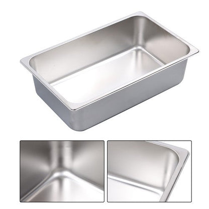 Restaurant Steam Table Pans Full Size 2 Pack 6 Inch Deep Without Lid