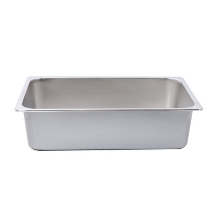 Restaurant Steam Table Pans Full Size 2 Pack 6 Inch Deep Without Lid