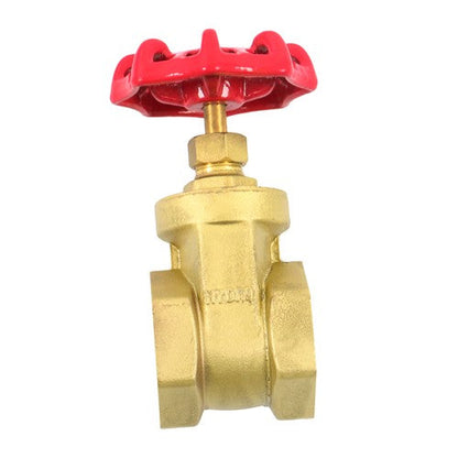 1-1/2" NPT 200psi Brass Gate Valve Rotary Globe Valve DN40 Female Threaded New
