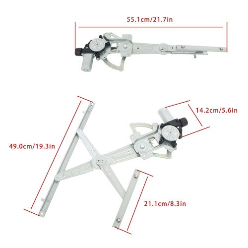 751-780 For Mitsubishi Lancer I4 2.0L 2.4L 2008-2017 Front Left Window Regulator