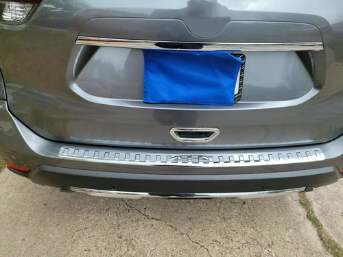 New Chrome Rear Bumper Protector Cover Scratch Exact For 2014-2020 Nissan Rogue