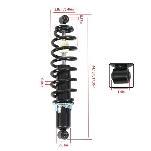 Rear Shocks for Polaris Ranger 500 700 2005-2010 Ranger 800 2010-2014 XP/Crew