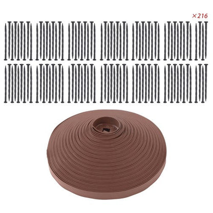 2 inches high 246 feet  Garden edge lawn grass stone isolation strip