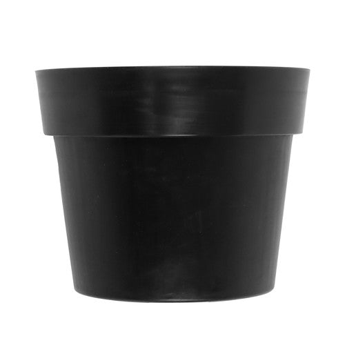 5 Pack 5 Gallon Pure Black Plastic Plant Flower Nursery Pots 30*24*24cm