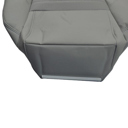 Left Driver Bottom Leather Seat Cover Gray for 2010 2014 for Ford Mustang GT