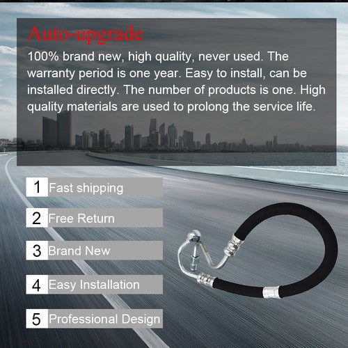 For 02-09 Toyota Camry Sedan Series Power Steering Pressure Line Hose Assembly