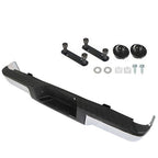 NEW Chrome - Complete Rear Steel Bumper Assembly For Ford F150 2009 2013-2014
