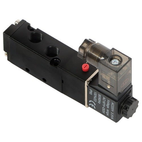 5 Way 1/8" Solenoid Valve Pneumatic Air Control 24 VDC Coil v dc