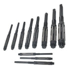 Adjustable 11Pcs Hand Reamers A-K, H4-H14, 15/32 to 1-1/2, HSS 6 Blades