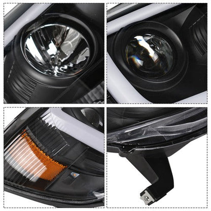 Headlights Left&Right For Toyota Tacoma 2005-10 11 Front Bumper Grille Plastic