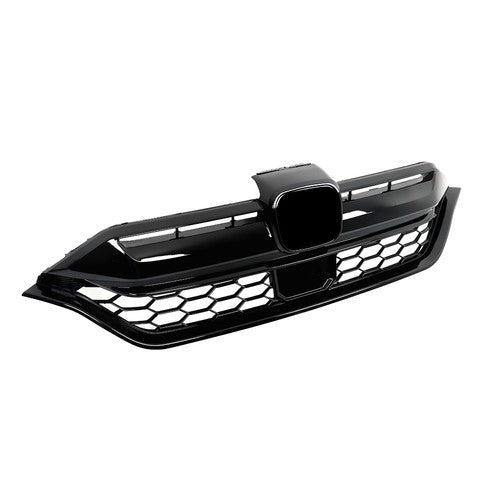 For Honda CR-V 2020-2022 Plastic Front Bumper Grille w/ 2pcs Chrome Trim Strip