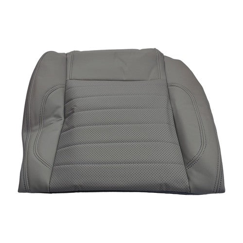 Left Driver Bottom Leather Seat Cover Gray for 2010 2014 for Ford Mustang GT