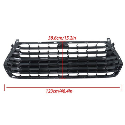 Front Grille Suit For Grand Highlander 2024 2025 Gloss Black Without Camera Hole