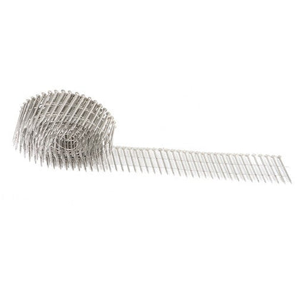 15 Degree Wire Coil 2 × .09 Ring Shank Stainless Steel Siding Nail 3600Pcs
