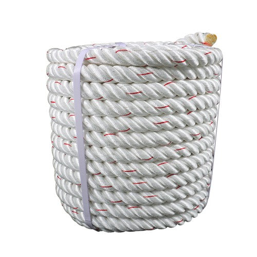 1"×120ft Double Braid Polyester Rope 3400lbs Breaking Strength Strong Pulling