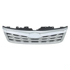 Front Bumper Upper Grille Replacement Plastic Gray For Subaru Forester 2011-2013