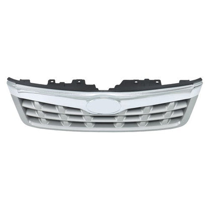 Front Bumper Upper Grille Replacement Plastic Gray For Subaru Forester 2011-2013