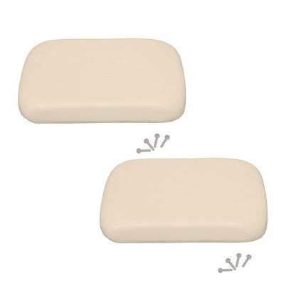 New 2× Seat Back Cushion Assembly White For Club Car DS Golf Cart 1979-2000.5