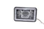 2PCS 4x6"inch LED Headlight Sealed Beam for 1994 1995 1996 1997 Chevy S10 Blazer