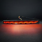 Rear Bumper LED Reflector Lights Pair For 2023 2024 Honda CR-V CRV Smoked Lens