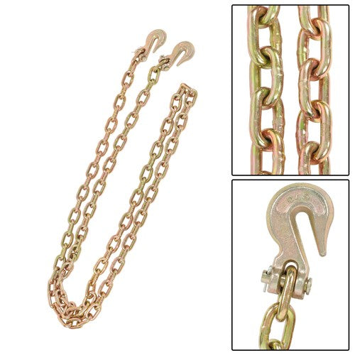 With Clevis HooksTransportation Bundle Chain Steel Gold 4700lbs G70 5/16in×10ft