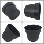 6 Pack 5 Gallon Plastic Nursery Pots Heavy Duty Garden Flower Plant Pots