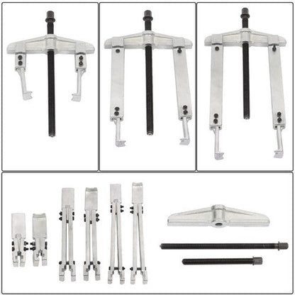 3 in 1 Gear Puller Set 9-Piece 2 Jaw Bearing Flywheel Puller Removal Tool Kit