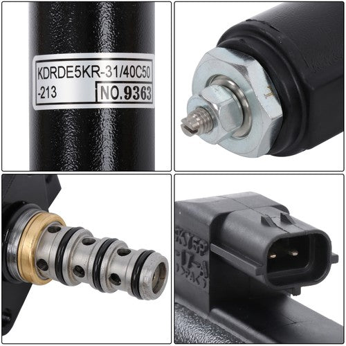For Kobelco SK200/230/350-8 YN35V00049F1 KDRDE5K-31/40C50-213 Solenoid Valve