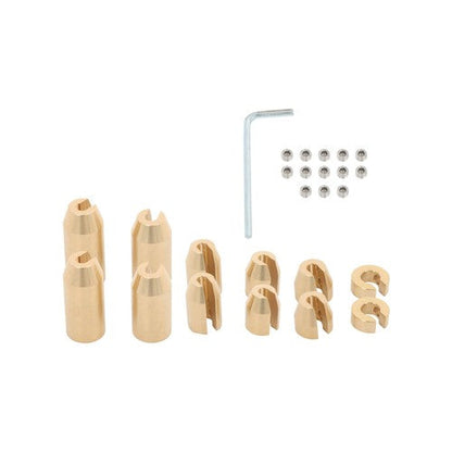 Motorcycle Reusable Brass Wheel Spoke Balance Weights 12 Pack Universal