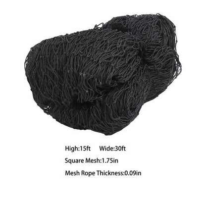 Sports Net,Sports Netting Barrier 15x30FT Baseball Softball Backstop Nets
