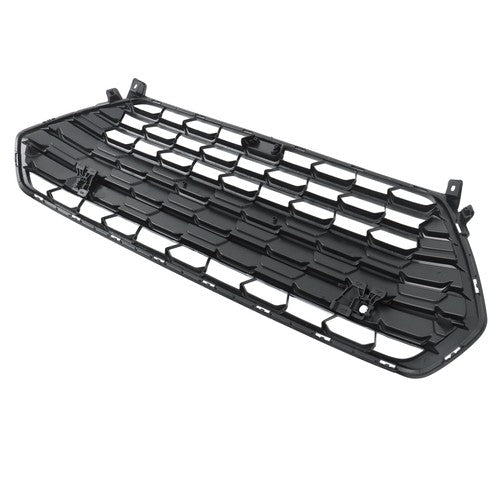 Mesh Front Grille Gloss Black For Grand Highlander 2024 2025 Without Camera Hole