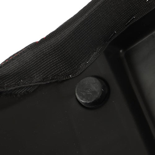 Red Lattice Stitch Carbon Fiber Gripper Step 2 Up Seat For Touring 2008-2020