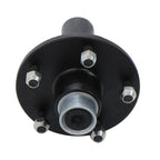 1Pc Pre-Assembled 5 x 5.5" Wheel Hub Kit & Round #84 Spindle, With Bearing Kit