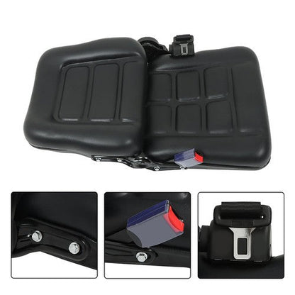 Universial Seat with Adjustable Backrest Seatbelt Slid for Forklift Tractor