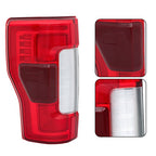 LH+RH Side For Ford F-250 F-350 Super Duty 2017-2019 Tail Light w/Blind Spot LED