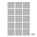 Landscape Edging Anchoring Garden Stakes Lawn Yard 150 Pcs Plastic Spikes 8 Inch