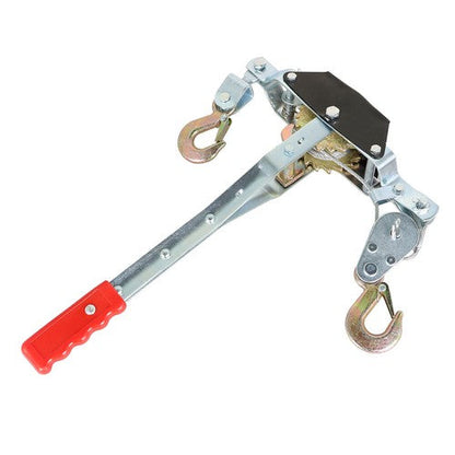2 Ton Dual Gear Power Puller Ratcheting Gear Pulley System New